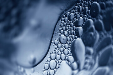 blue water background with copy space