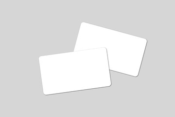 Blank business cards, ready for design mockups