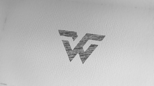 Scribble Jittery Text HorizontalLogo Reveal 158