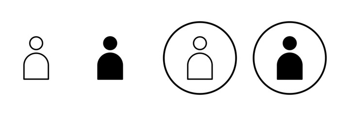 User icon vector. person sign and symbol. people icon.