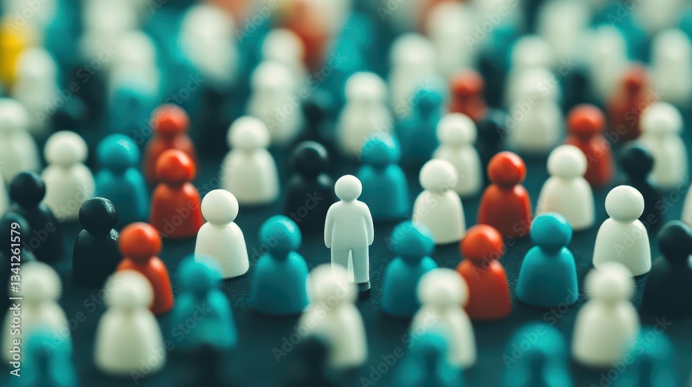 Poster a group of people interacting in a social setting highlighting diversity and togetherness in a vibra