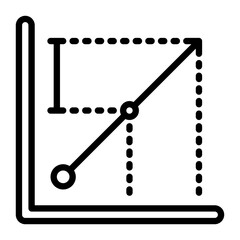 Interest icon, line icon style