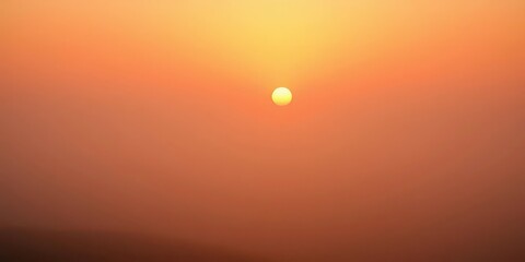 Foggy sunrise, vintage film grain, distressed texture, abstract old photo, old picture, illustration