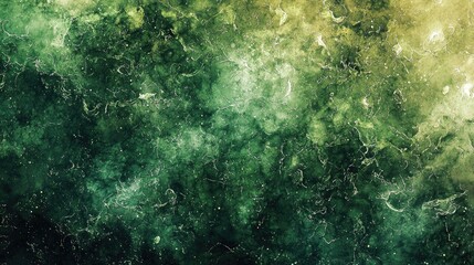 Fototapeta premium a watercolor wash in a range of green tones.