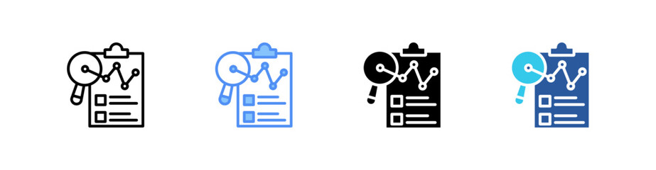 Analysis Multistyle Icon Sheet