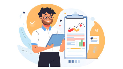 Obraz premium Professional Business Sales Growth Analysis and Commerce Analytics for Profit Maximization