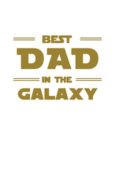 Best Dad in the Galaxy SVG Design – Epic Sci-Fi Inspired Artwork for T-Shirts, Mugs, and Personalized Gifts