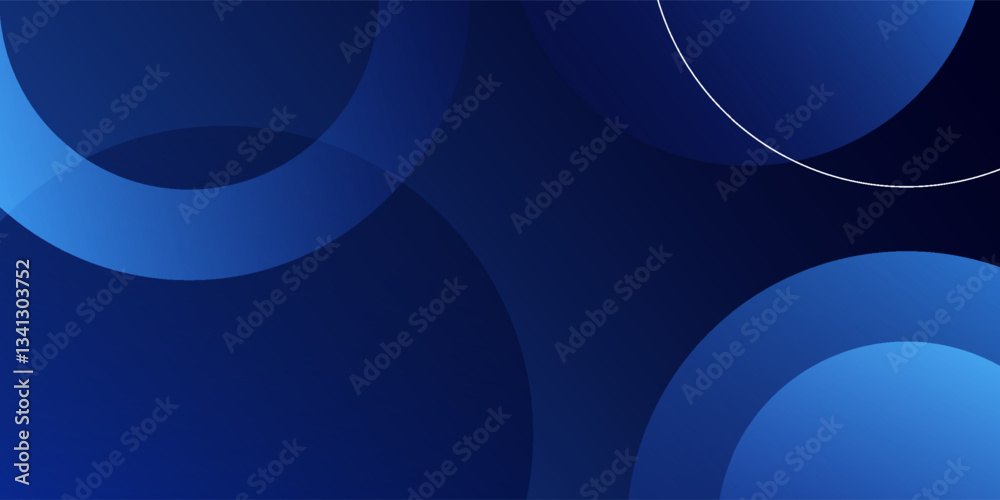Canvas Prints abstract blue geometric background. dynamic shapes composition. vector illustration