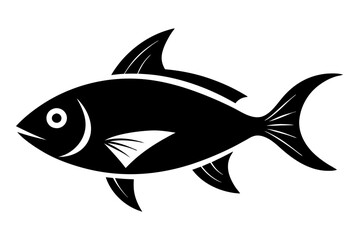 fish line art silhouette vector illustration
