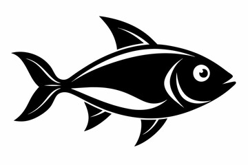 fish line art silhouette vector illustration