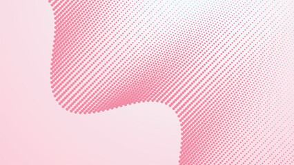 Pastel pink with halftone dot abstract background for backdrop