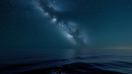 night sky with clouds