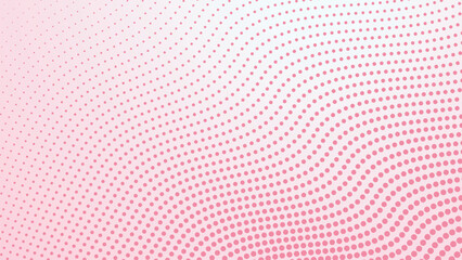 Pastel pink with halftone dot abstract background for backdrop