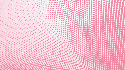 Pastel pink with halftone dot abstract background for backdrop