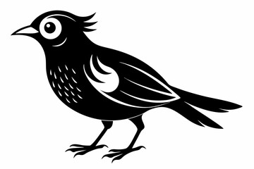 bird line art silhouette vector illustration
