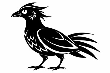bird line art silhouette vector illustration
