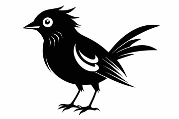 Fototapeta premium bird line art silhouette vector illustration
