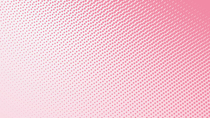 Pastel pink with halftone dot abstract background for backdrop