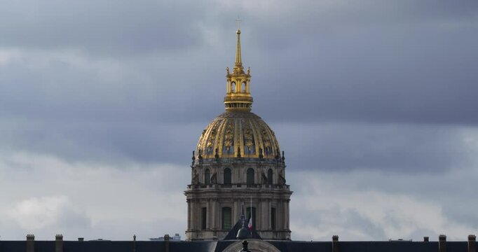 Le dome des Invalides (The Dome Church) in Paris, France