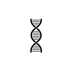 DNA helix illustration: A sleek, detailed black and white illustration of a DNA double helix, symbolizing the essence of life, genetics, and the building blocks of biological science.