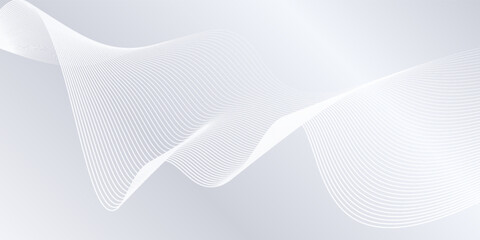 Modern background with flowing lines. Digital future technology abstract modern art