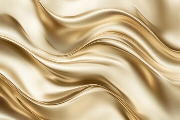 Obraz premium Luxurious Metallic Flow with a Smooth Satin Texture and Reflective Highlights