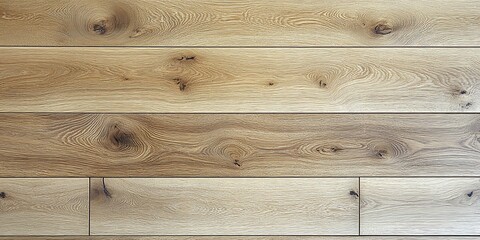 Naklejka premium Light wood planks, horizontal grain