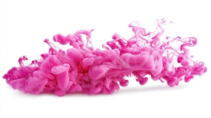 Obraz premium an image featuring swirling pink ink or paint.