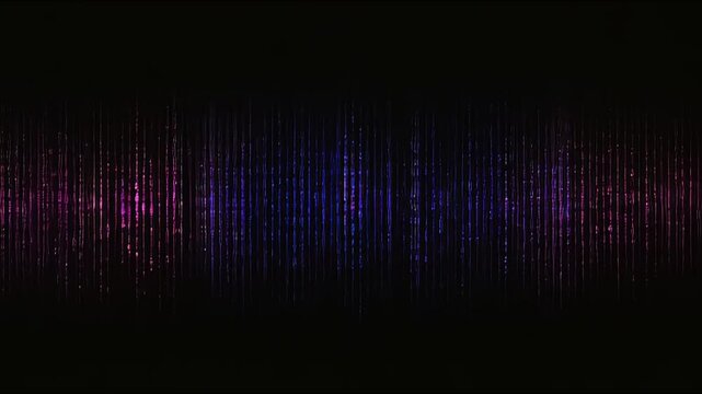 Abstract Flowing Data Streams with Pink and Blue Glowing Colors