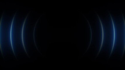 Neon Wave abstract background animation. Glowing waves motion. Wave diffusion animation seamless. Radio wave signal 4k video footage.