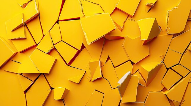 the concept of fragmentation in yellow.