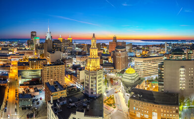 Buffalo, New York, USA City Skyline