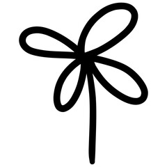 Four Leaf Clover Hand-drawn Shape