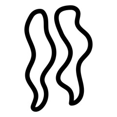 Seaweeds Hand-drawn Shape