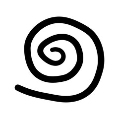 Wind Whirl Hand-drawn Shape