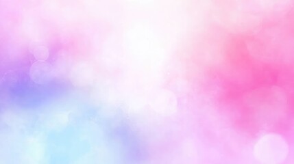 A soft white background with gentle pastel gradients for a dreamy look