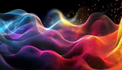 A digital rendering of user profiles interconnected by colorful data lines, symbolizing the flow of information and the power of connectivity in a networked world