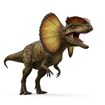 dilophosaurus 3d render