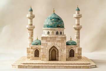 A Miniature Mosque Displayed