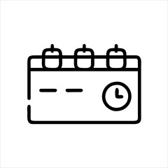 class schedule icon vector design template