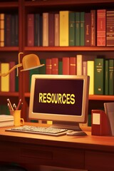 3D Cartoon Job Search Resources