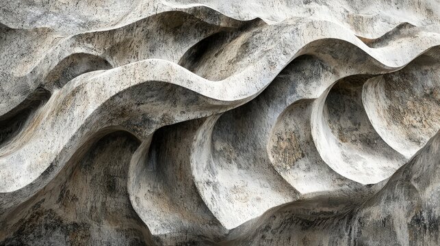 close-up of a wind-eroded rock formation