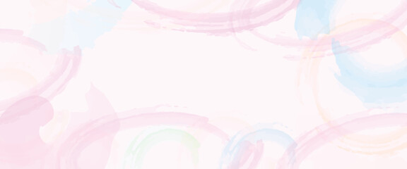 Fototapeta premium Abstract watercolor background with pastel colors