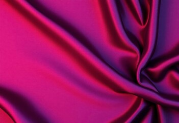 Obraz premium Deep plum silk with subtle sheen, luxurious drape, purple silk, fabric