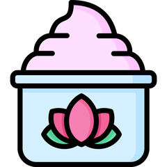 cosmetics cream icon