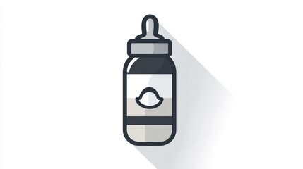 Obraz premium Baby Bottle Illustration