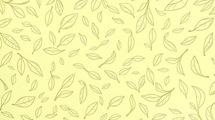Fototapeta premium Soft Green Herbal Medicine Texture Background with Leaf Patterns and Organic Shapes
