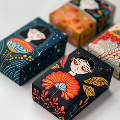  Colorful Decorative Packaging Featuring Floral and Illustrated Designs