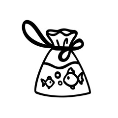 シンプルな金魚のイラスト素材