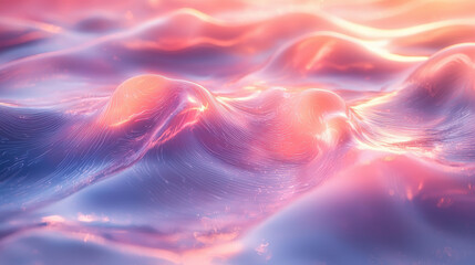 Fototapeta premium Dynamic ocean waves seaside abstract art serene environment aerial view tranquil concept